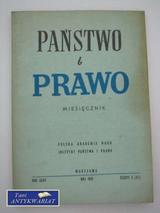 PAŃSTWO I PRAWO