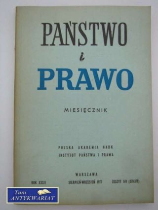 PAŃSTWO I PRAWO