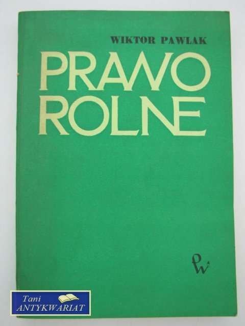 PRAWO ROLNE