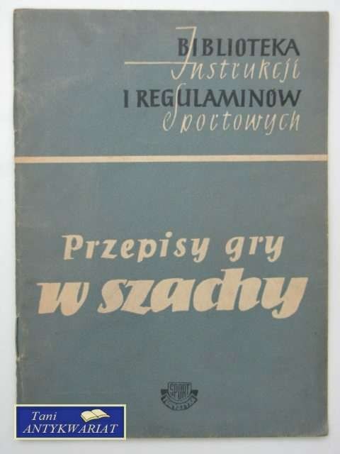 PRZEPISY GRY W SZACHY