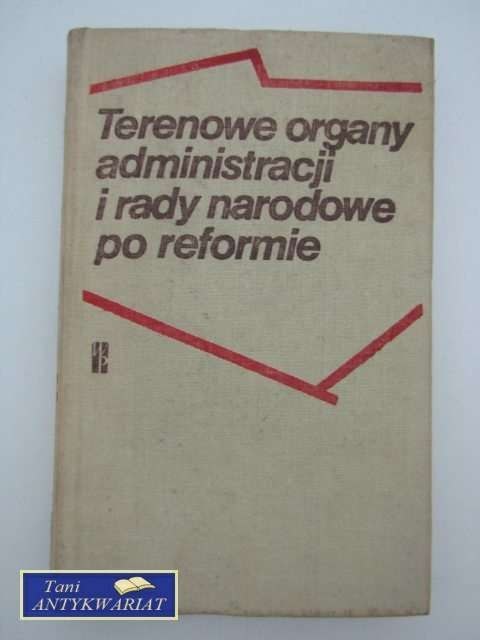TERENOWE ORGANY ADMINISTRACJI I