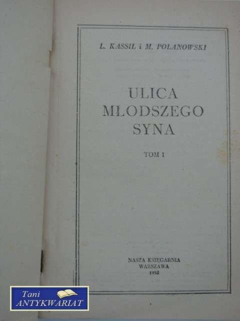 ULICA MŁODSZEGO SYNA T.1