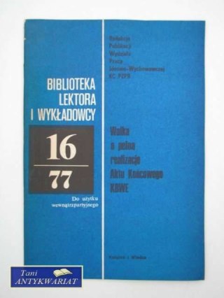 BIBLIOTEKA LEKTORA I WYKŁADOWCY16/77