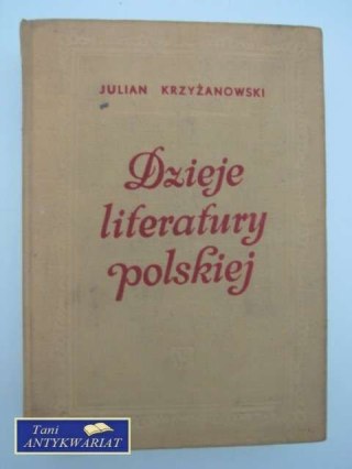 DZIEJE LITERATURY POLSKIEJ
