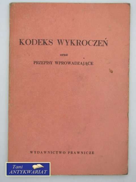 KODEKS WYKROCZEŃ