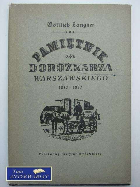 PAMIĘTNIK DOROŻKARZA WARSZAWSKIEGO