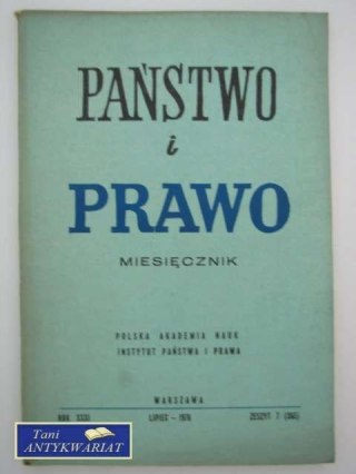 PAŃSTWO I PRAWO
