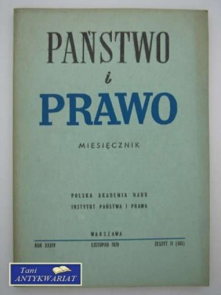 PAŃSTWO I PRAWO