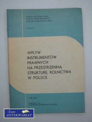 WPŁYW INSTRUMENTÓW PRAWNYCH