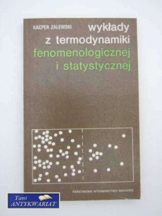 WYKŁADY Z TERMODYNAMIKI