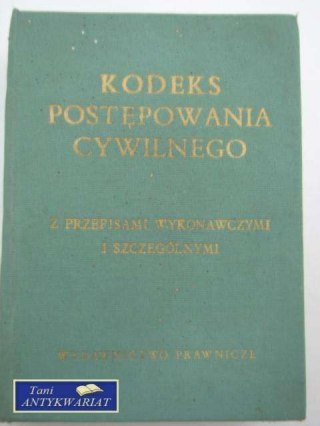 KODEKS POSTĘPOWANIA CYWILNEGO