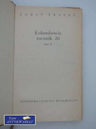 KOLUMBOWIE ROCZNIK 20 TOM II