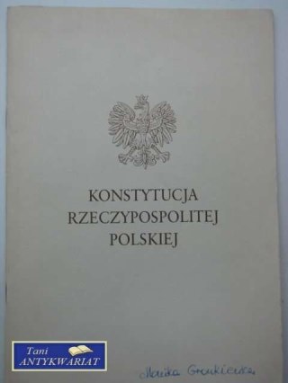 KONSTYTUCJA RZECZYPOSPOLITEJ