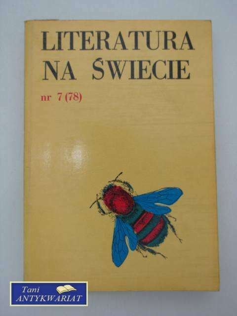 LITERATURA NA ŚWIECIE 7/78