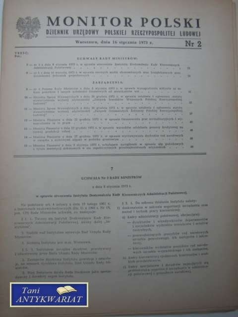 MONITOR POLSKI NR 2
