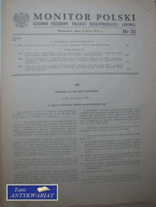 MONITOR POLSKI NR 30