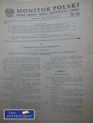 MONITOR POLSKI NR 30