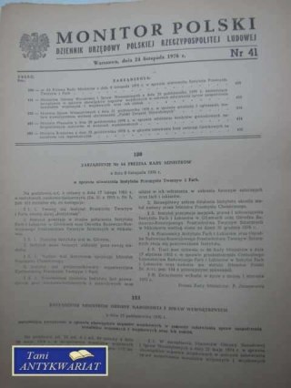 MONITOR POLSKI NR 41
