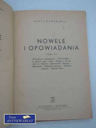 NOWELE I OPOWIADANIA TOM VII