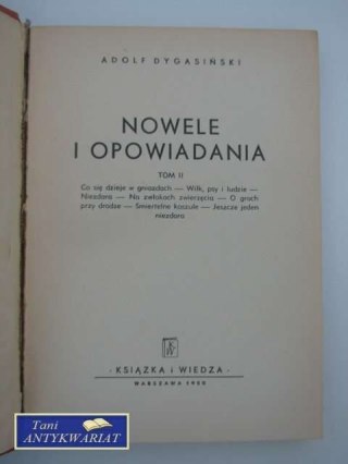 NOWELE I OPOWIADANIA