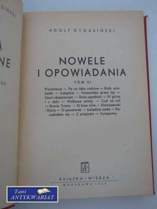 NOWELE I OPOWIADANIA