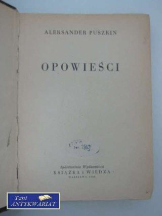 OPOWIEŚCI