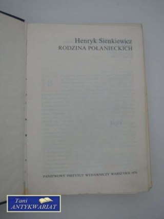 RODZINA POŁANIECKICH