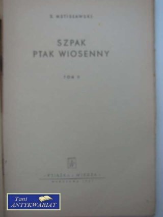 SZPAK PTAK WIOSENNY TOM 2