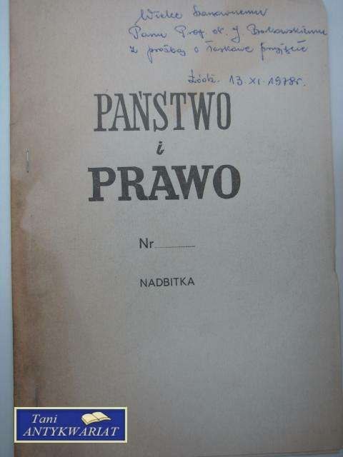 TERENOWY ORGAN ADMINISTRACJI PAŃSTWOWEJ I INST