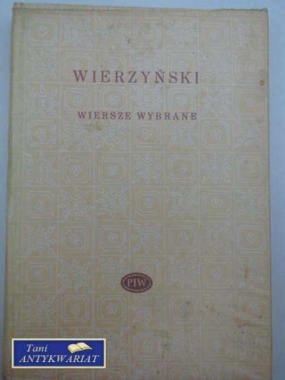 WIERSZE WYBRANE
