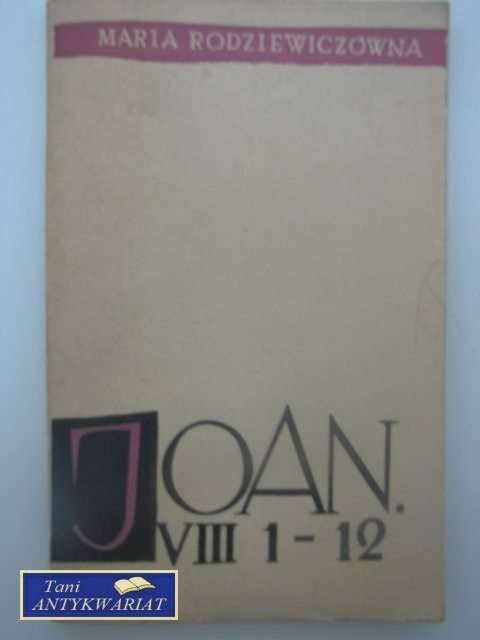 JOAN VIII 1-12