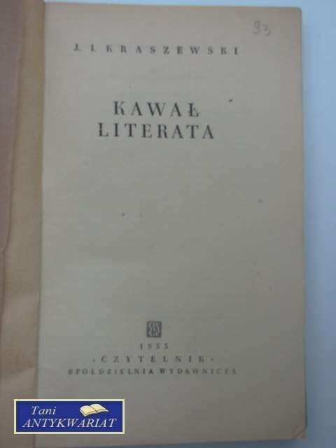 KAWAŁ LITERATA
