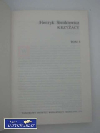 KRZYŻACY T.1