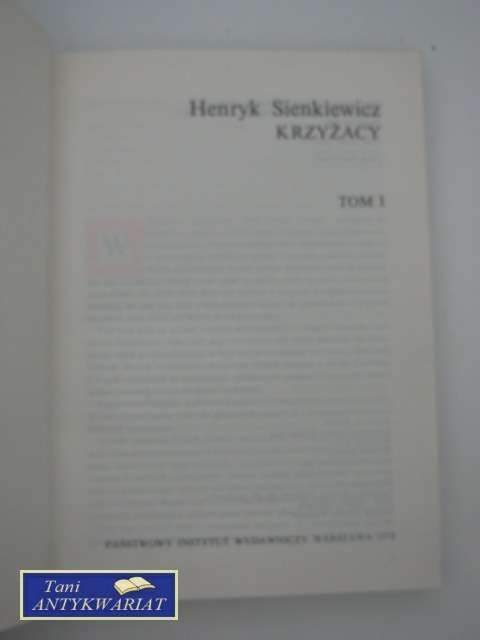 KRZYŻACY T.1