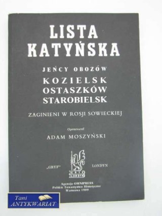 LISTA KATYŃSKA