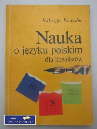 NAUKA O JĘZYKU POLSKIM DLA LICEALISTÓW