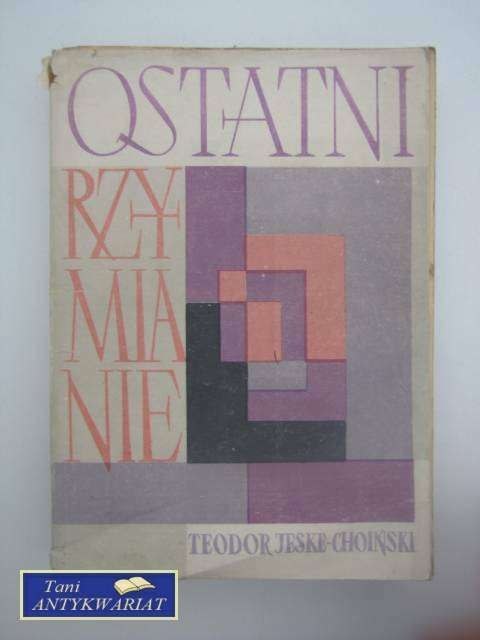 OSTATNI RZYMIANIE