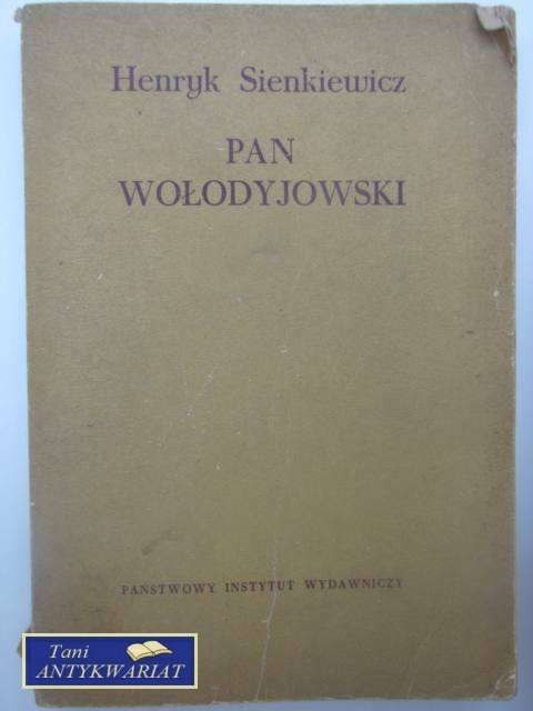 PAN WOŁODYJOWSKI t.1