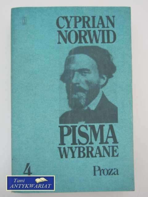 PISMA WYBRANE 4 PROZA