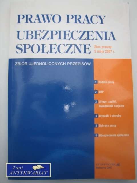 PRAWO PRACY UBEZPIECZENIA SPOŁECZNE