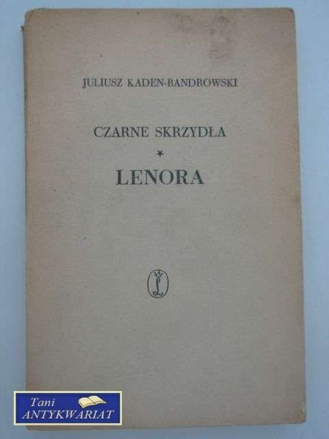 CZARNE SKRZYDŁA TOM I LENORA