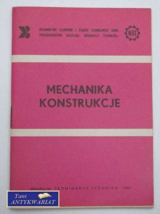 MECHANIKA KONSTRUKCJE