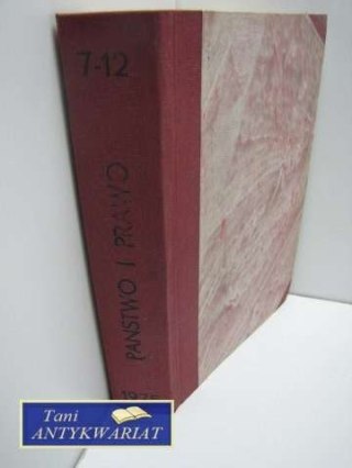 PAŃSTWO I PRAWO NR 7-12