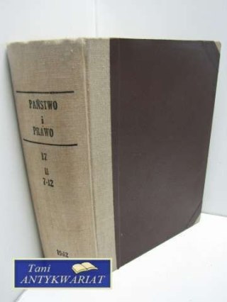 PAŃSTWO I PRAWO NR 7-12