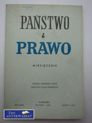 PAŃSTWO I PRAWO ZESZYT 1 (335)