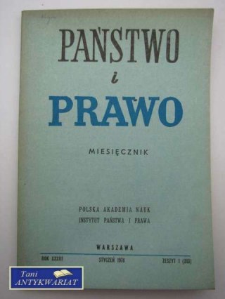 PAŃSTWO I PRAWO ZESZYT 1 (383)