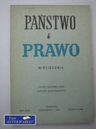 PAŃSTWO I PRAWO ZESZYT 10 (344)