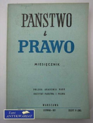 PAŃSTWO I PRAWO ZESZYT 11 (381)