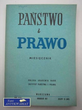 PAŃSTWO I PRAWO ZESZYT 12 (382)