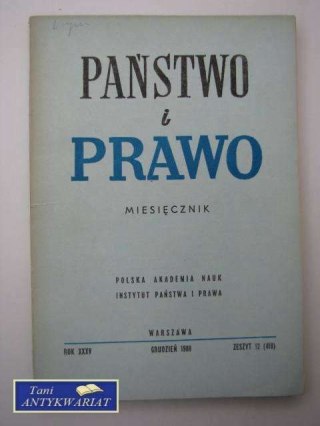 PAŃSTWO I PRAWO ZESZYT 12 (418)